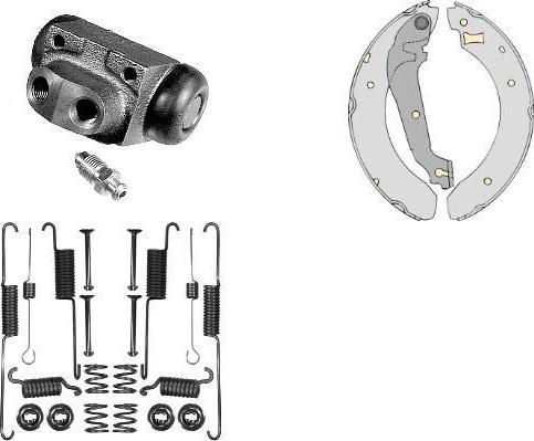 MGA K616463 - Bremžu loku komplekts autospares.lv