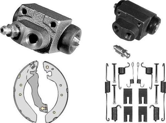 MGA K683416 - Bremžu loku komplekts www.autospares.lv