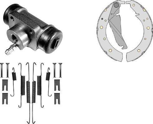 MGA K634460 - Bremžu loku komplekts autospares.lv