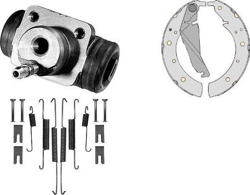 MGA K634541 - Bremžu loku komplekts autospares.lv