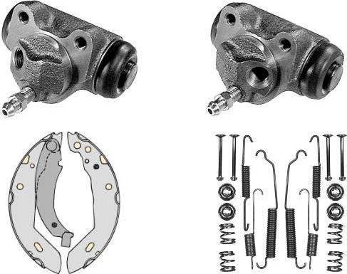 MGA K624639 - Bremžu loku komplekts autospares.lv