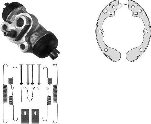 MGA K800941 - Bremžu loku komplekts autospares.lv