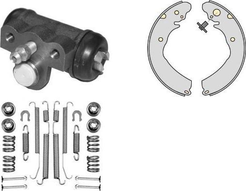 MGA K742967 - Bremžu loku komplekts www.autospares.lv