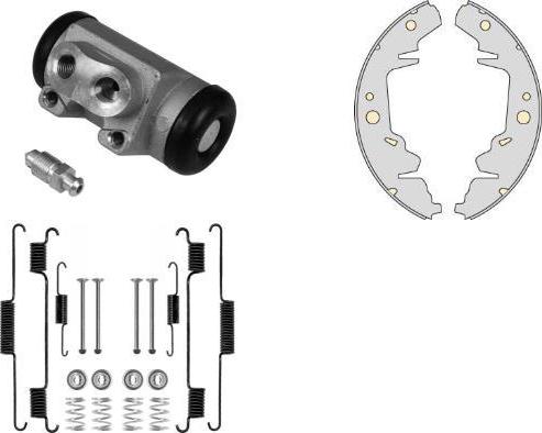 MGA K739875 - Brake Shoe Set www.autospares.lv