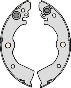 MGA K733320 - Brake Shoe Set www.autospares.lv