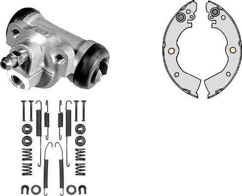 MGA K733320 - Brake Shoe Set www.autospares.lv