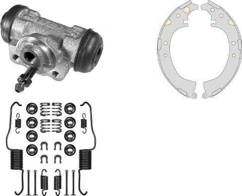 MGA K770344 - Bremžu loku komplekts autospares.lv