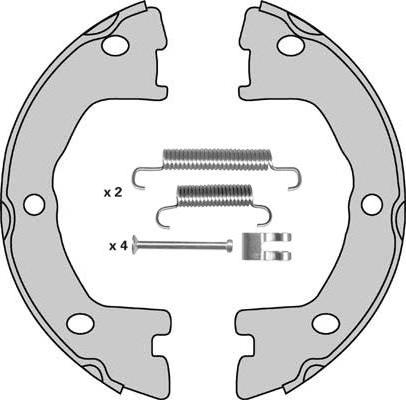 MGA M940R - Bremžu loku kompl., Stāvbremze www.autospares.lv