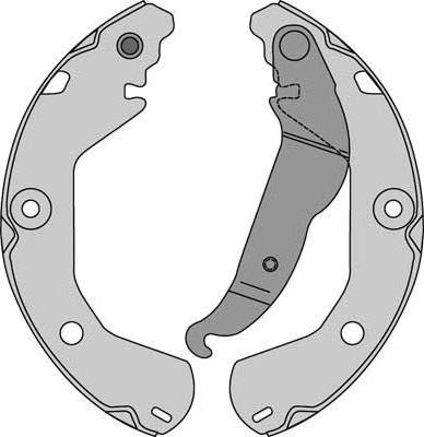 MGA M952 - Brake Shoe Set www.autospares.lv