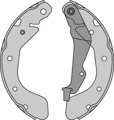 MGA M960 - Brake Shoe Set www.autospares.lv