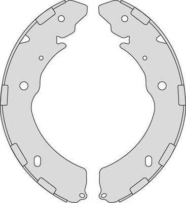 MGA M930 - Bremžu loku komplekts www.autospares.lv