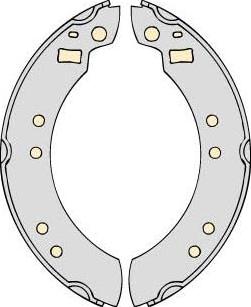 MGA M597 - Bremžu loku komplekts autospares.lv