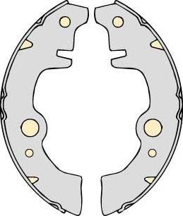 MGA M520 - Brake Shoe Set www.autospares.lv