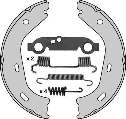 MGA M694R - Bremžu loku kompl., Stāvbremze autospares.lv