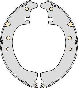 MGA M653 - Brake Shoe Set www.autospares.lv