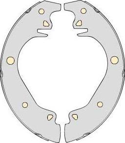 MGA M606 - Brake Shoe Set www.autospares.lv