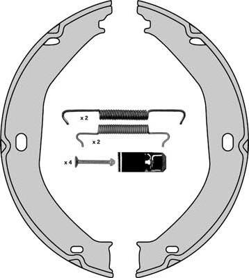 MGA M893R - Bremžu loku kompl., Stāvbremze www.autospares.lv