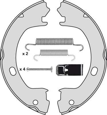 MGA M856R - Bremžu loku kompl., Stāvbremze www.autospares.lv