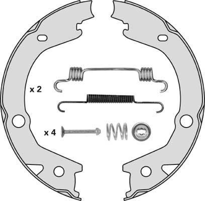 MGA M885R - Bremžu loku kompl., Stāvbremze www.autospares.lv