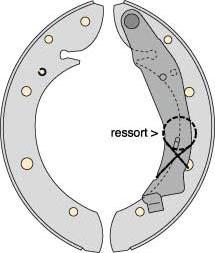 MGA M749 - Brake Shoe Set www.autospares.lv