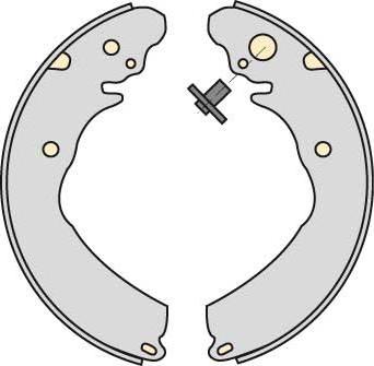 MGA M742 - Brake Shoe Set www.autospares.lv