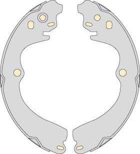 MGA M766 - Brake Shoe Set www.autospares.lv