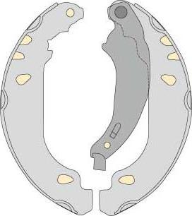 MGA M763 - Bremžu loku komplekts www.autospares.lv