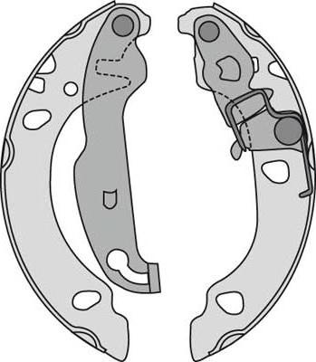 MGA M789 - Bremžu loku komplekts autospares.lv