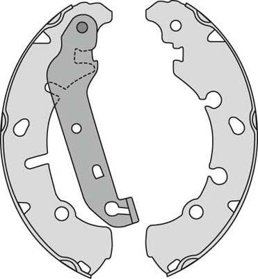 MGA M788 - Brake Shoe Set www.autospares.lv