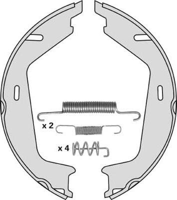 MGA M782R - Bremžu loku kompl., Stāvbremze www.autospares.lv