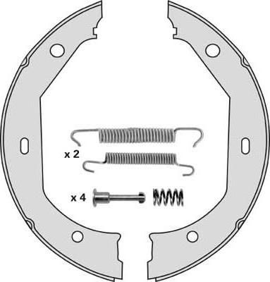 MGA M773R - Bremžu loku kompl., Stāvbremze www.autospares.lv