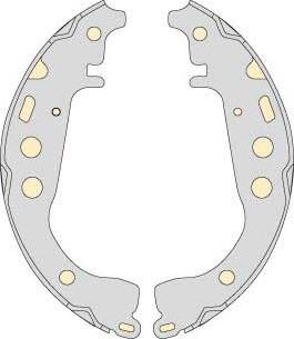 MGA M772 - Bremžu loku komplekts www.autospares.lv