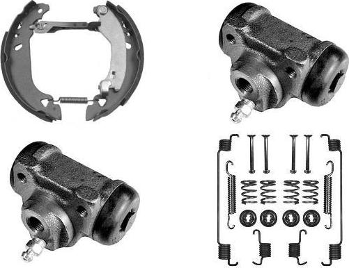 MGA PM636132 - Brake Shoe Set www.autospares.lv