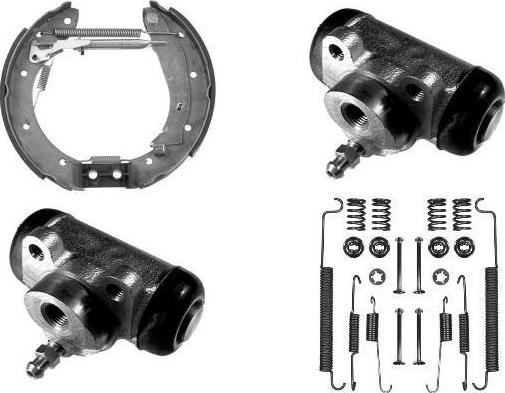 MGA PM750791 - Brake Shoe Set www.autospares.lv