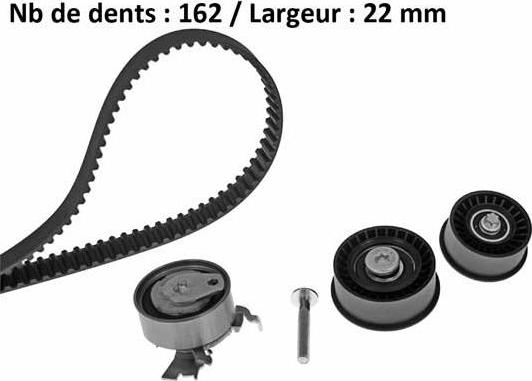 MGA X495H2 - Zobsiksnas komplekts www.autospares.lv