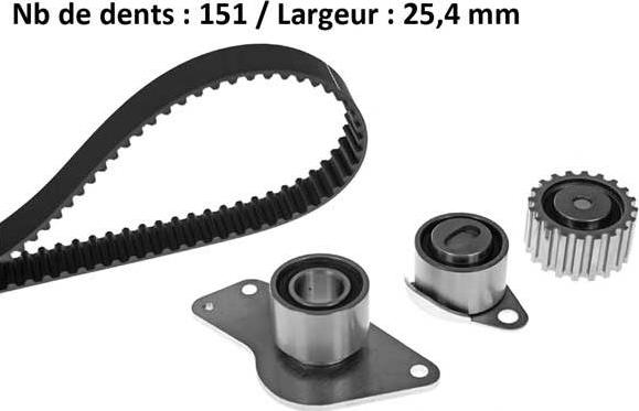 MGA X446H2 - Timing Belt Set www.autospares.lv