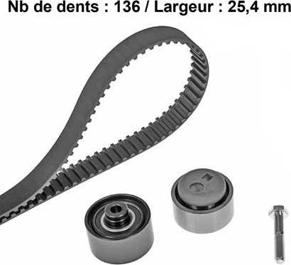 MGA X482H1 - Zobsiksnas komplekts www.autospares.lv