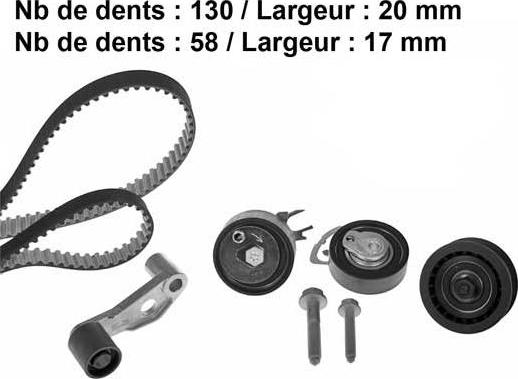 MGA X429H2 - Timing Belt Set www.autospares.lv