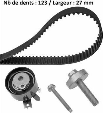 MGA X545H9 - Timing Belt Set www.autospares.lv