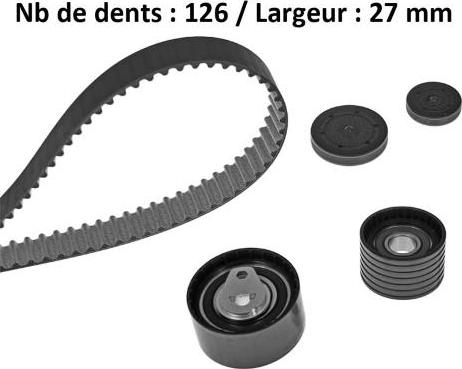 MGA X546H2 - Zobsiksnas komplekts www.autospares.lv