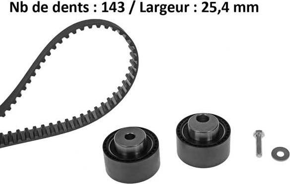 MGA X580H2 - Timing Belt Set www.autospares.lv