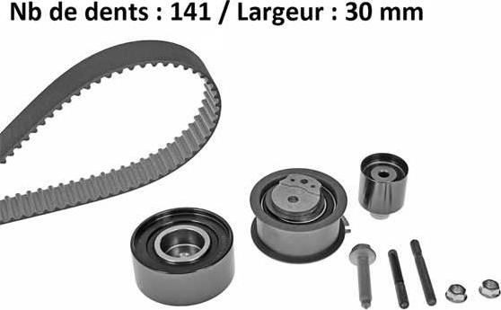 MGA X587H1 - Zobsiksnas komplekts www.autospares.lv