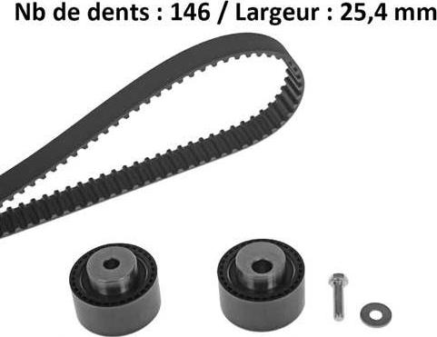 MGA X530H1 - Timing Belt Set www.autospares.lv