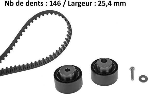 MGA X530H2 - Zobsiksnas komplekts www.autospares.lv