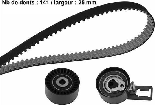 MGA X647H1 - Zobsiksnas komplekts www.autospares.lv