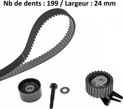 MGA X607H1 - Timing Belt Set www.autospares.lv