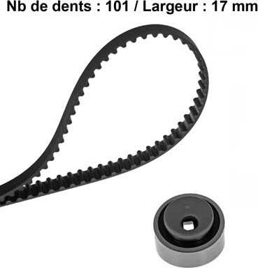 MGA X066H1 - Timing Belt Set www.autospares.lv