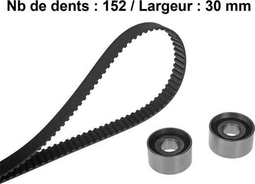 MGA X2951 - Timing Belt Set www.autospares.lv