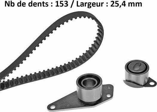 MGA X2971 - Zobsiksnas komplekts www.autospares.lv