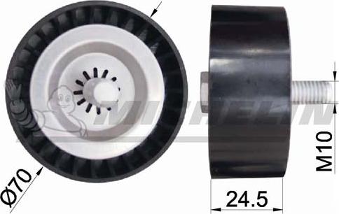 MICHELIN EngineParts SMAMP04041 - Parazīt / Vadrullītis, Ķīļrievu siksna autospares.lv